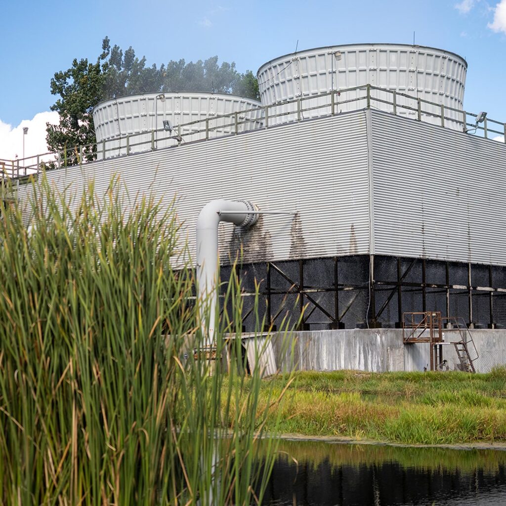 AN image of cooling towers